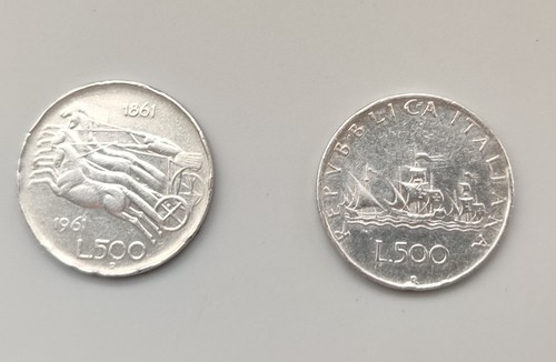 500 lire caravelle 1961 - lire,