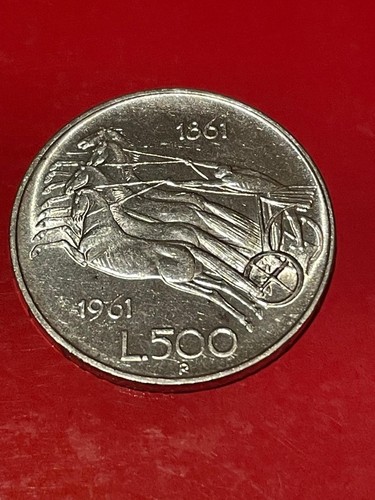 Moneta repubblica italia 500 - italia,
