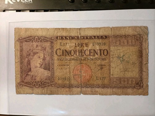 500 lire ornata spighe - lire, 23