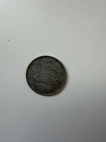 500 lire argento 1861 1961 - argento,