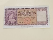 Banconota 500 Lire Ornata NC