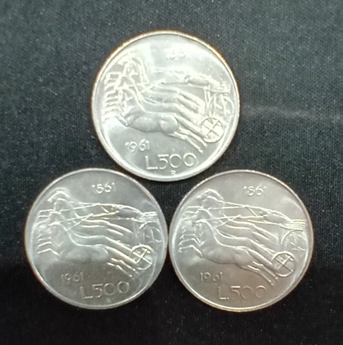 Monete 500 lire - lire, biga