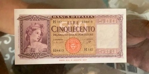 Italia 500 lire 1961 - italia,