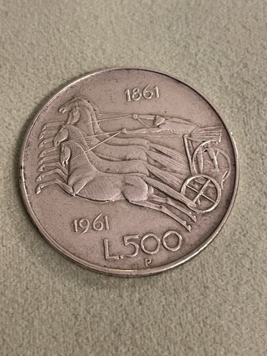 500 lire italia 1961 - italia,