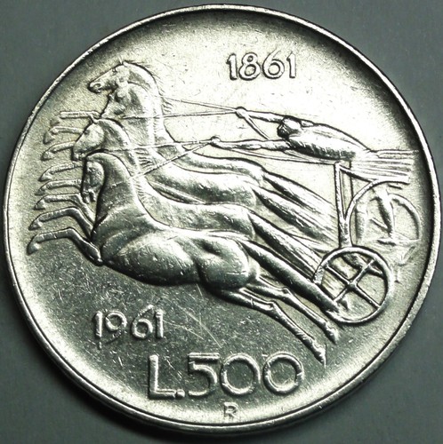 Italia 500 lire 1958 - , argento