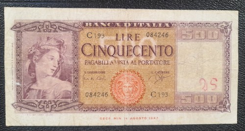 500 lire ornata - ornata, di