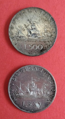 222 coppia 500 lire in - di,
