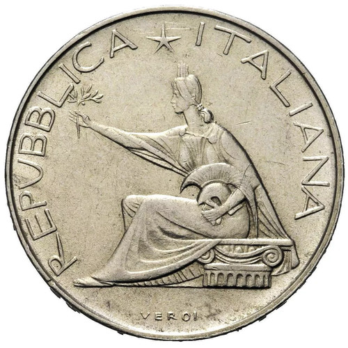 Italia 500 lire bighe - "bighe", anno