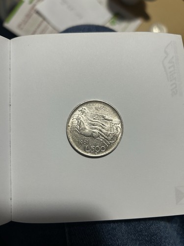 500 lire italia 1961 argento - lire,