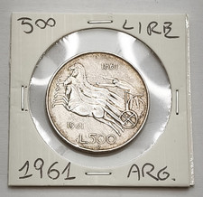 500 LIRE 1961 100° UNITA' D'