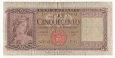 500 LIRE ITALIA ORNATA DI