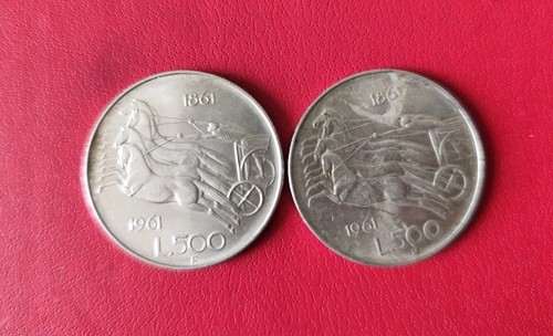Pezzi 500 lire argento - lire,