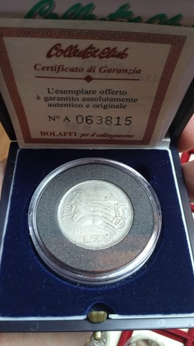 Italia 500 lire argento - -,