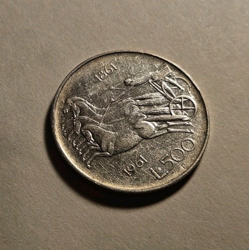 500 lire centenario 1961 - 500,