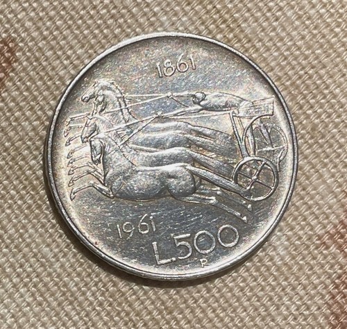 Italia 500 lire - , "bighe"