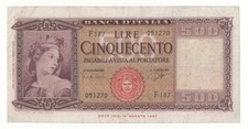 500 LIRE ITALIA ORNATA DI