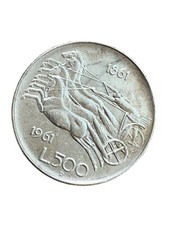 Antica moneta Italia Da 500