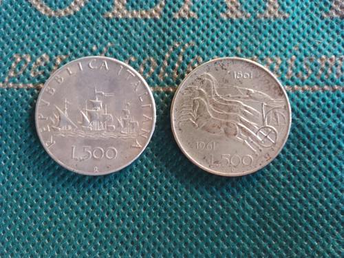 Monete 500 lire caravelle - 2, monete: