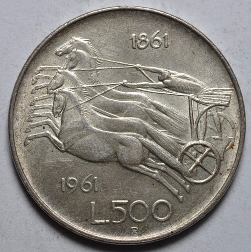 1961 italia 500 lire - italia,