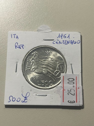 500 lire argento - 500, centenario