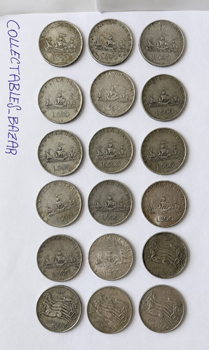 Lotto monete 500 - lotto, lire