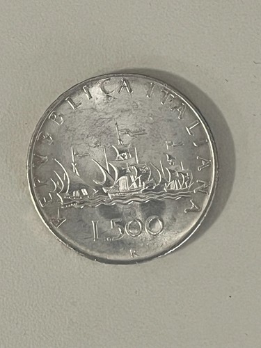 500 lire argento - argento, caravelle