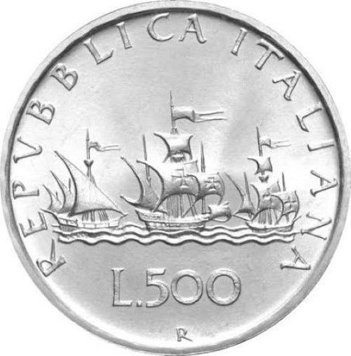 500 lire caravelle - lire, 1961