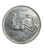 500 Lire Italia 1961 argento